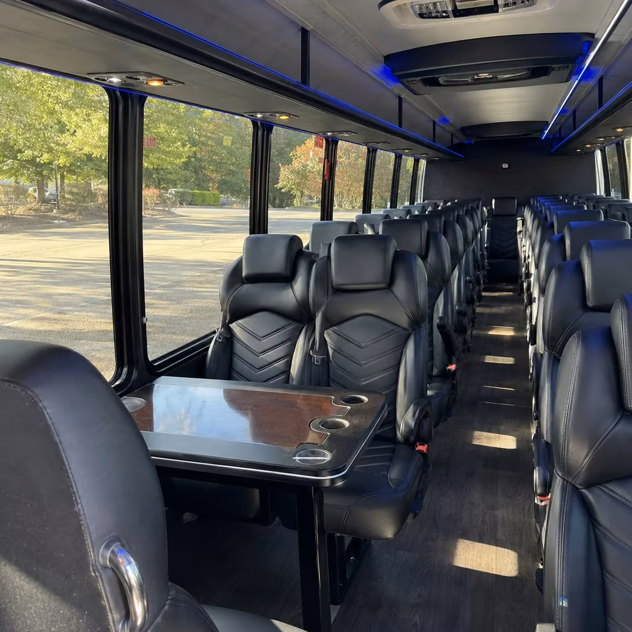 25 passenger minibus inside