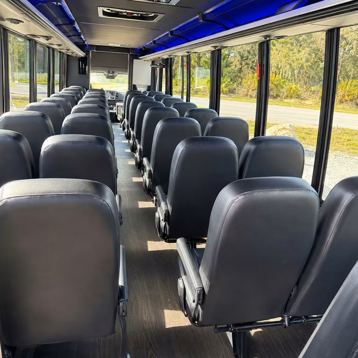 30 passenger minibus inside