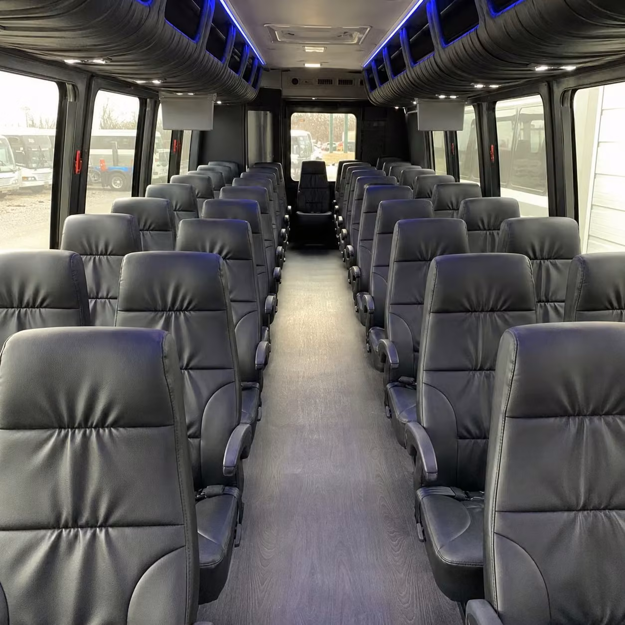 35 passenger minibus inside